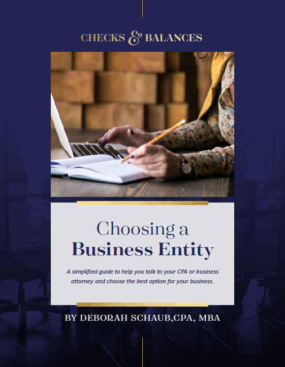 choosing a business entity booklet cover